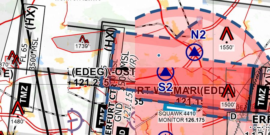 🛩️ Erfurt-Weimar EDDE: VFR Anflugkarten & AIP Charts ️