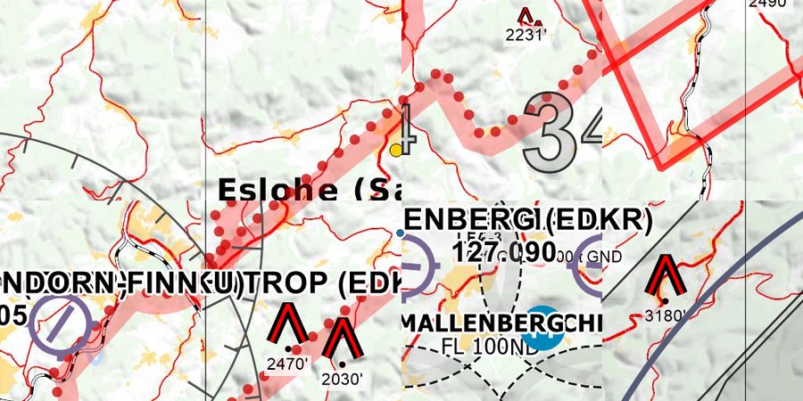 🛩️ Schmallenberg-Rennefeld EDKR: VFR Approach Charts & AIP ️
