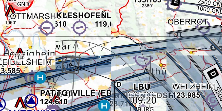 🛩️ Backnang-Heiningen EDSH: VFR Anflugkarten & AIP Charts ️