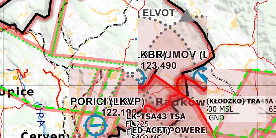 🛩️ AIP VFR Charts of Broumov LKBR ️