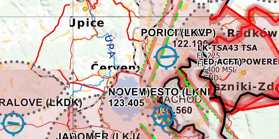 🛩️ AIP VFR Charts of Nové Město LKNM ️