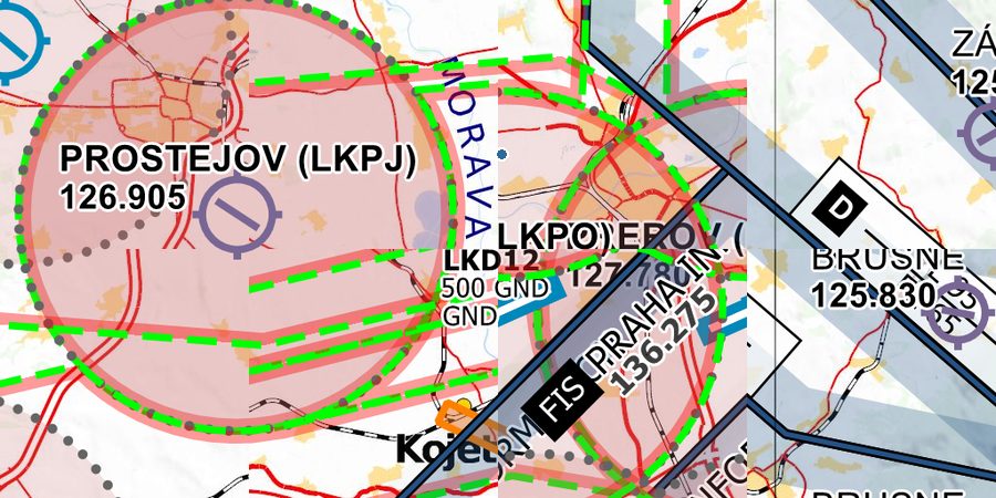 🛩️ AIP VFR Charts of Přerov LKPO ️