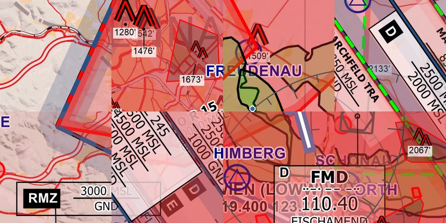🛩️ AIP VFR Charts of Wien-Schwechat LOWW ️