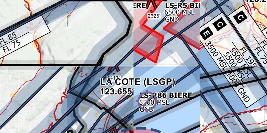 🛩️ AIP VFR and aerodrome data of La Côte Airfield LSGP ️