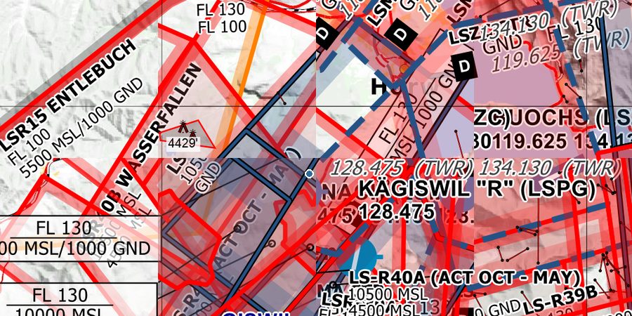 🛩️ AIP VFR and aerodrome data of Kägiswil Airfield LSPG ️