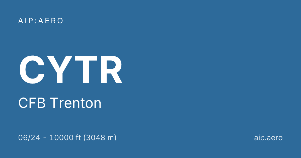 CFB Trenton CYTR - Ground Station